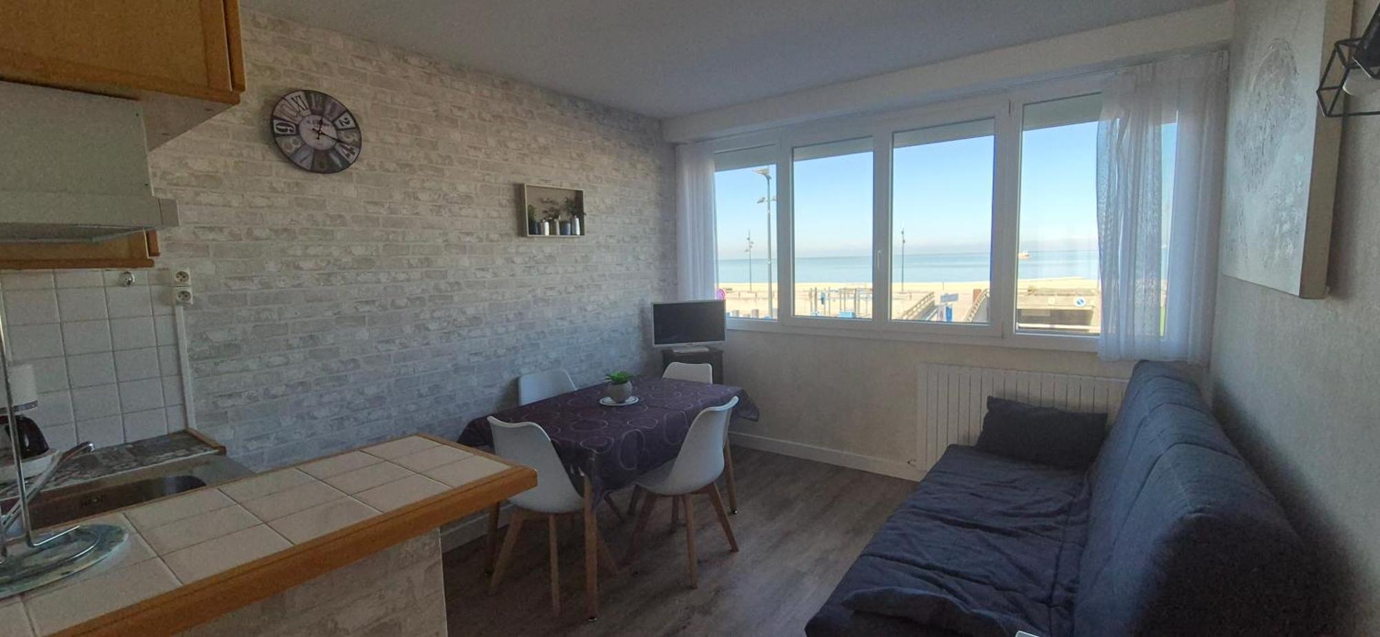 Residence Du Bord De Mer 9 Appartements Avec Une Vraie Vue Mer Le Tréport Kültér fotó