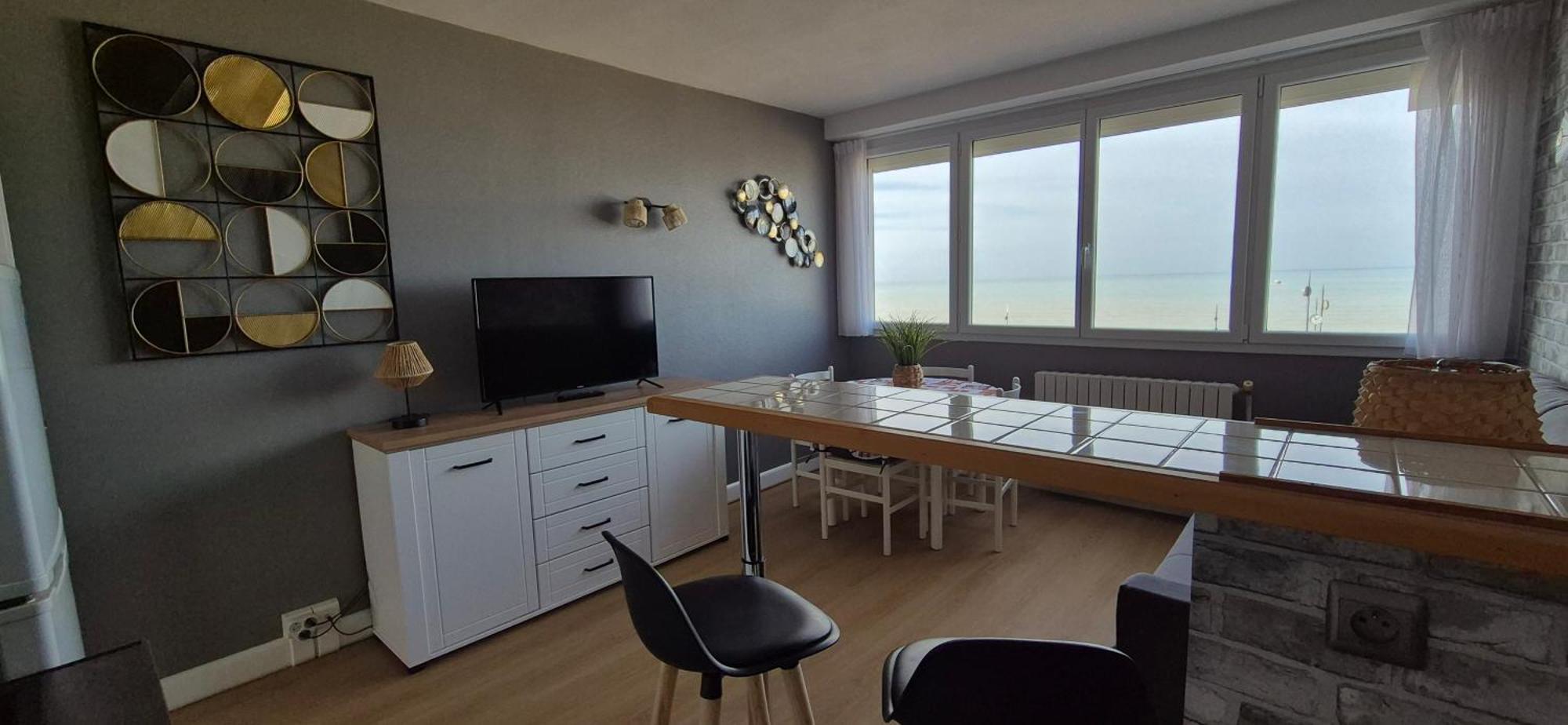 Residence Du Bord De Mer 9 Appartements Avec Une Vraie Vue Mer Le Tréport Kültér fotó