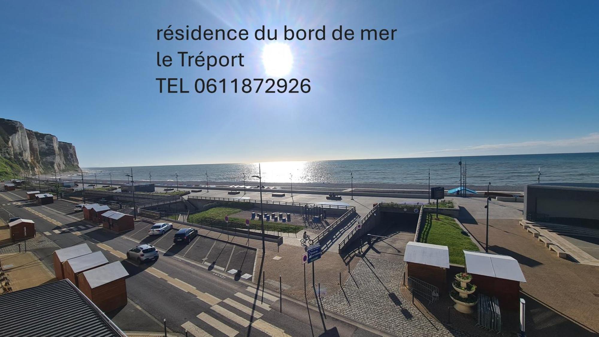 Residence Du Bord De Mer 9 Appartements Avec Une Vraie Vue Mer Le Tréport Kültér fotó
