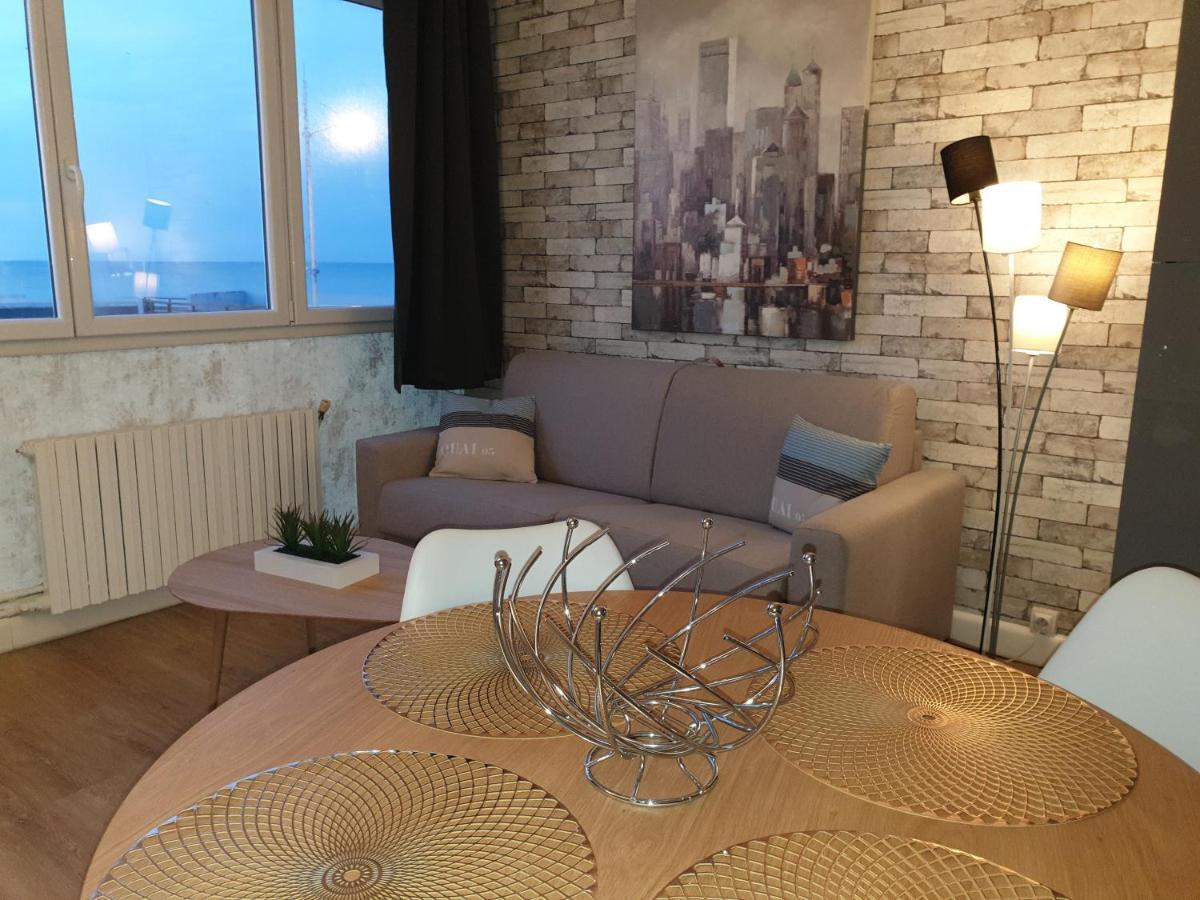 Residence Du Bord De Mer 9 Appartements Avec Une Vraie Vue Mer Le Tréport Kültér fotó